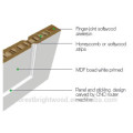 Interior mdf Handwerker zwei Panel Tür mit speziellen Lockset